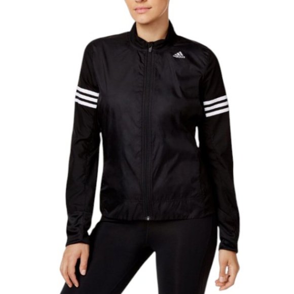 Adidas Response black windbreaker jacket size S - Picture 1 of 6